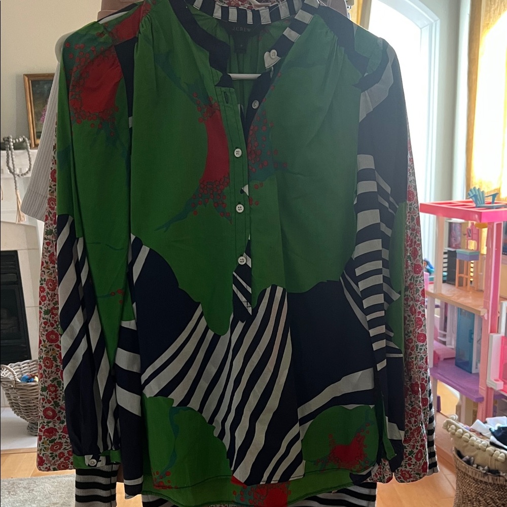 Jcrew punk floral popover
